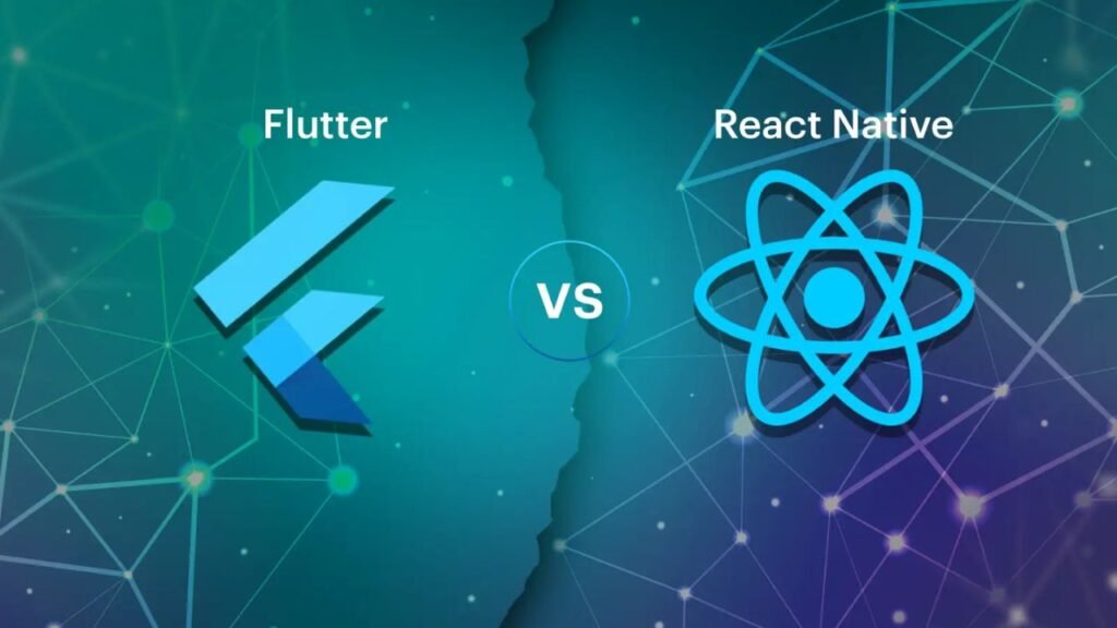 flutter vs react native logo end to end comparison