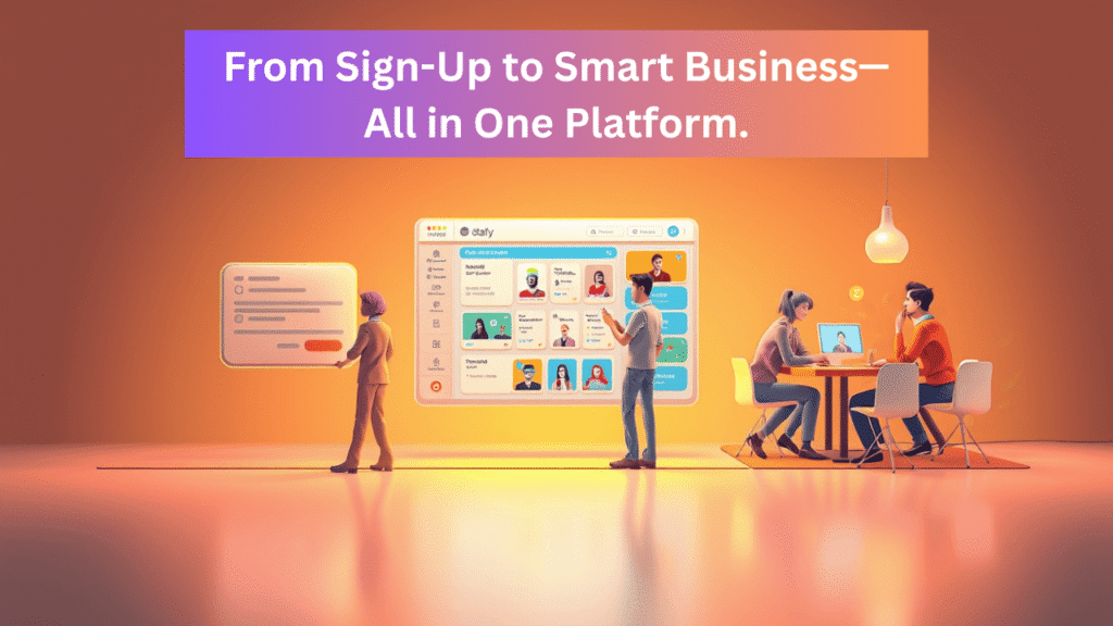 from sign-up to smart business—all in one platform.