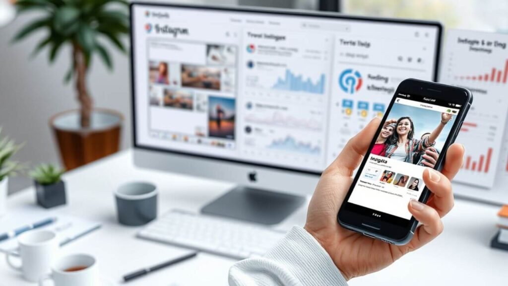 use of getinsta in laptop or mobile